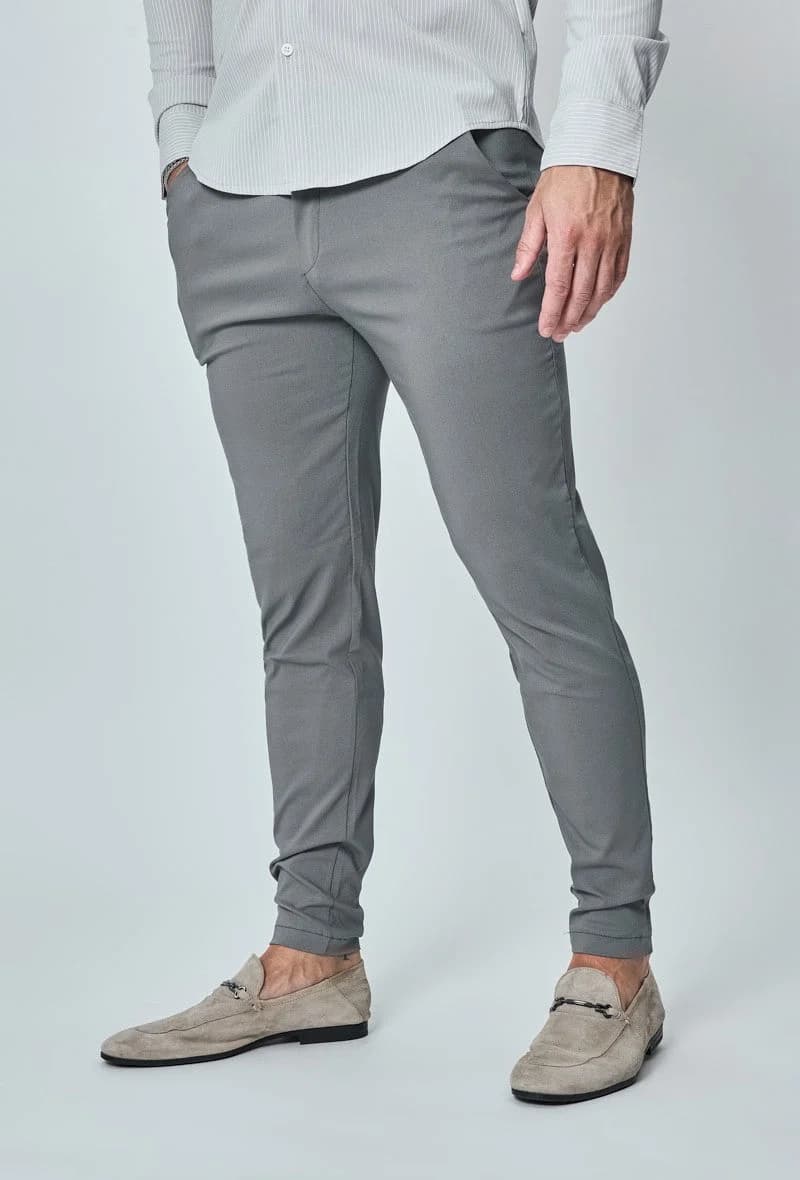 Cherolini Skinny Pantalon Grijs
