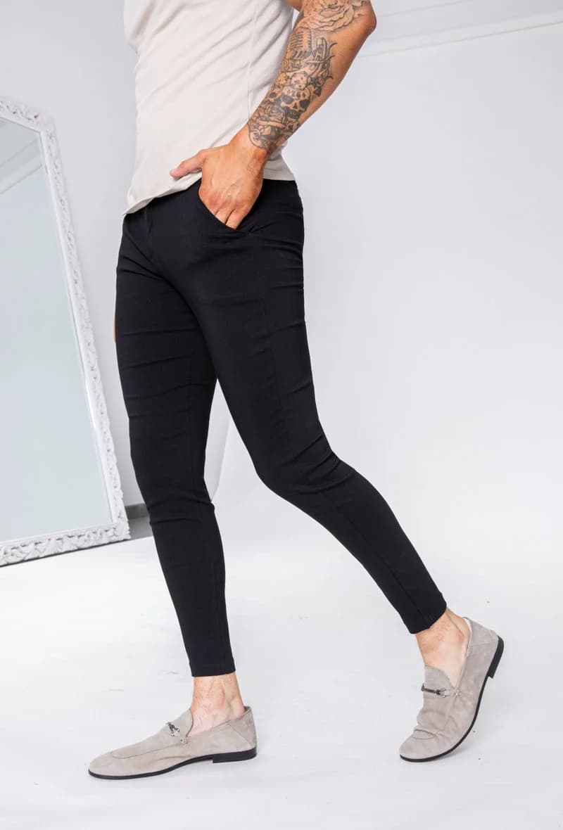 Cherolini Skinny Pantalon Zwart